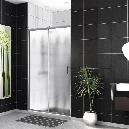 Душевая дверь (110х195) BelBagno UNO-195-BF-1-110-CH-CR шиншила