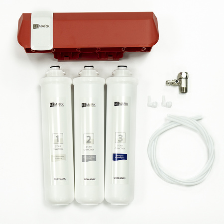 Фильтр Lemark BIO 9920087 для очистки воды от соли жесткости (накипь), бактерий, хлора и привкусов