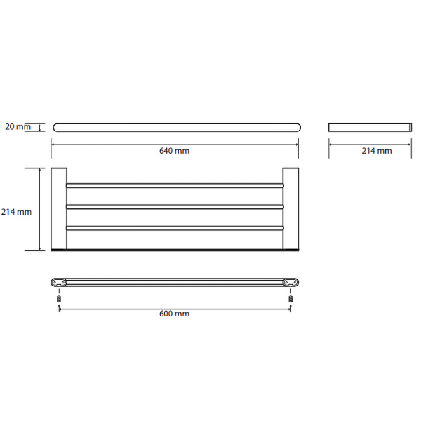 Полочка для полотенец Bemeta Organic 157105081