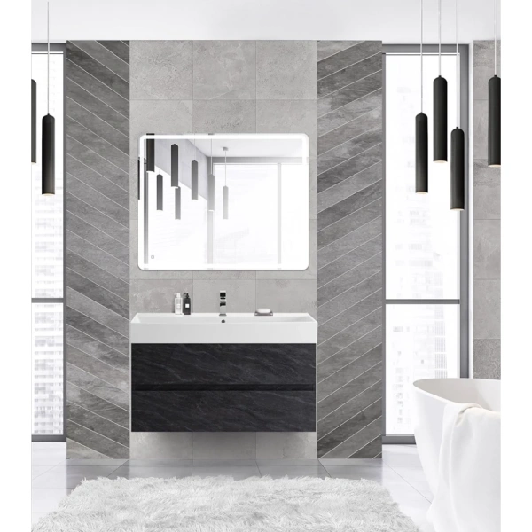 Тумба под раковину Cezares MOLVENO 46-100-2C-SO-ANTR Antracite