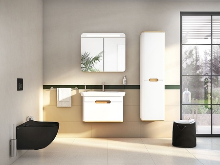 Подвесной унитаз безободковый Vitra Sento Rim-ex 7748B083-0101