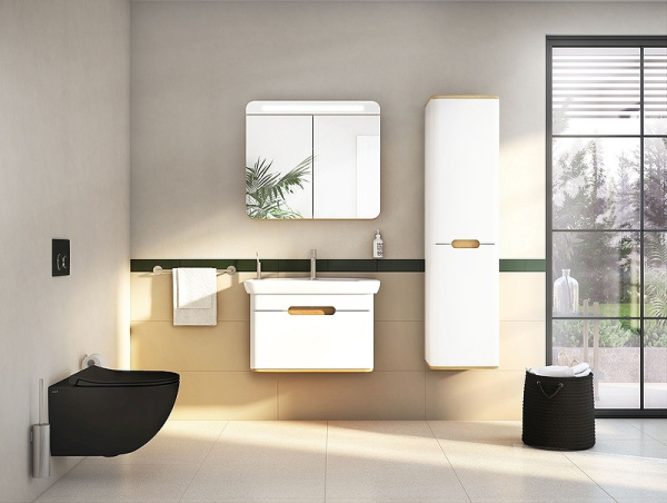 Подвесной унитаз безободковый Vitra Sento Rim-ex 7748B083-0101