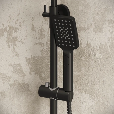 Душевая система Grossman Cosmo 500.K35.02.210 черный матовый