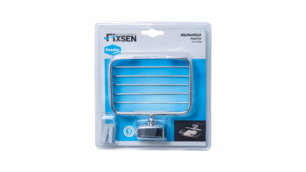 Мыльница FIXSEN Kvadro решетка FX-61309