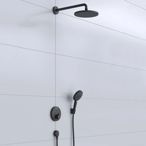 Душевой комплект с термостатом Hansgrohe Raindance S 240 1jet PowderRain 27959670 хром