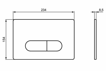 Клавиша смыва Ideal Standard OLEAS M1 SmartFlush R0117AA