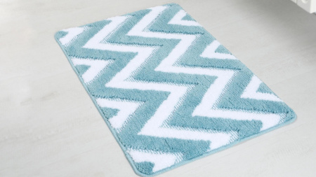 Коврик для ванной Fixsen River  голубой 50х80 см.  FX-5004С