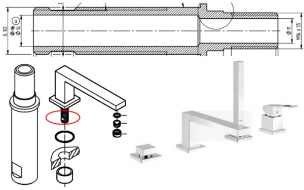 Ниппель GROHE 401330031