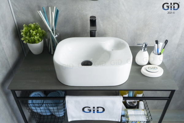 Раковина накладная (47х34) Gid N9266