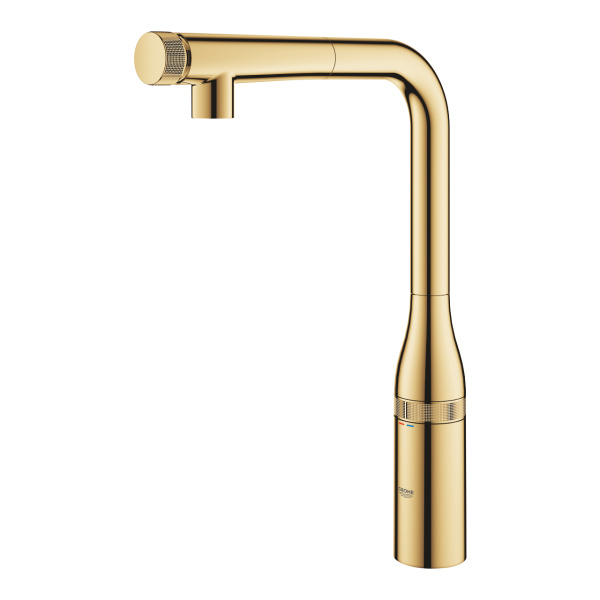 Смеситель для кухни с выдвижным изливом Grohe Essence SmartControl 31615 GL0 (31615GL0) холодный рассвет глянец