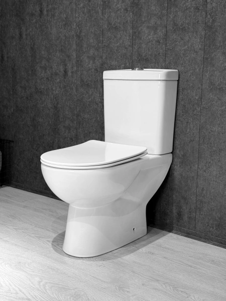 Напольный унитаз с бачком безободковый Gid Concavo Tn2121 белый