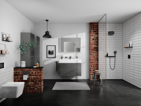 Мыльница Hansgrohe AddStoris 41746670 черный матовый