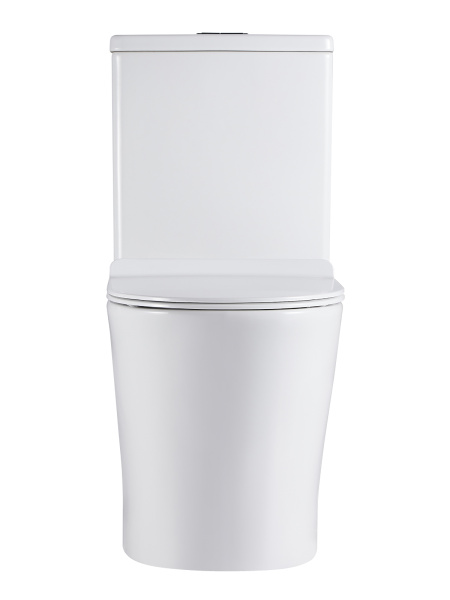 Унитаз-компакт безободковый Orange C07-050W с микролифтом TORNADO, белый