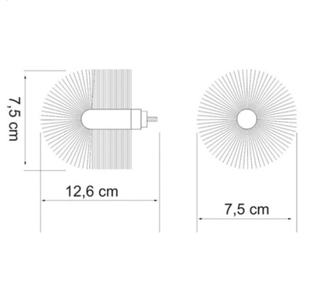 Ершик для унитаза запасная  WasserKRAFT K-012