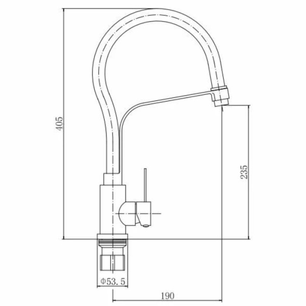 Смеситель для кухни FASHUN A54012-12 Смеситель для кухни FASHUN A54012-12