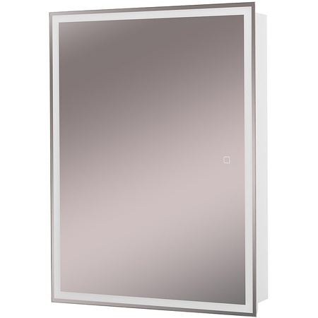 Зеркальный шкаф (60х80) BelBagno SPC-GRT-600/800-1A-LED-TCH с подсветкой