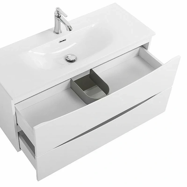 Тумба под раковину BelBagno Marino MARINO-CER-MINI-1000-2C-SO-BL-P Bianco Lucido