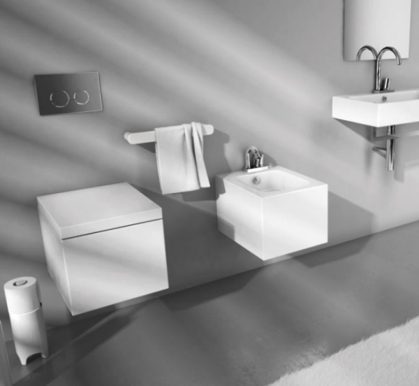 Унитаз подвесной Artceram Block BKV001 01;00 (L6740) без сиденья