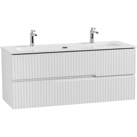 Тумба под раковину Cezares DUET-N-1200-2C-SO-FBS-P Ясень белый софт