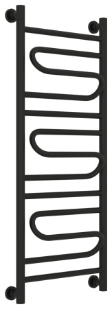 Полотенцесушитель Водяной Сунержа Элегия + (100х40) Матовый Черный 31-0205-1040