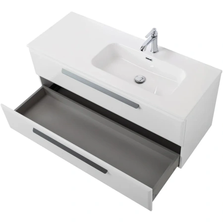 Тумба под раковину Cezares ECO-CER-N-1200-2C-SO-BL-R Bianco Lucido без ручек