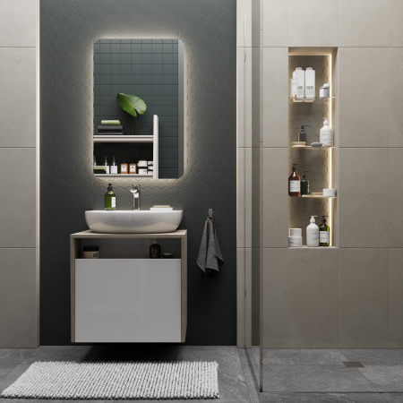 Зеркало (55х85) Kerama Marazzi PRO PRO.mi.55\WHT