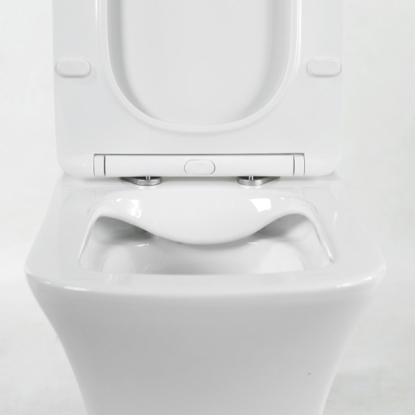 Унитаз напольный безободковый BelBagno MARMI BB052CPR