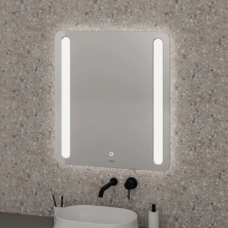 Зеркало (60х80) Grossman Lara 136080 LED с сенсорным выключателем и гравировкой