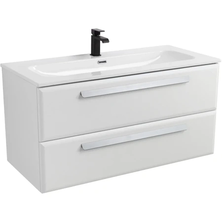 Тумба под раковину Cezares ECO-CER-N-1000-2C-SO-BO Bianco Opaco без ручек