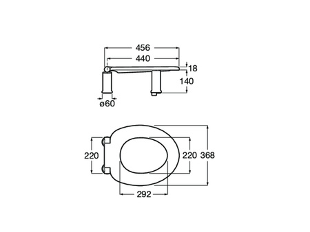 Подставка Roca Access Comfort 801B60001