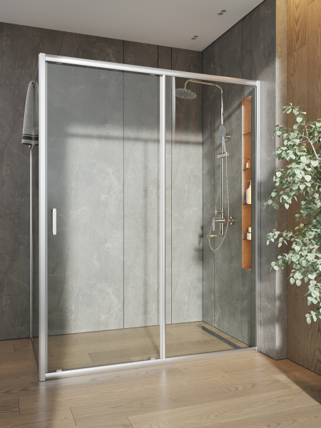 Душевой уголок без поддона (150х88,5) Orange E23-15090TCR хром