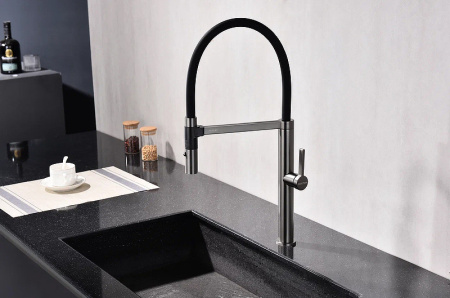 Смеситель для кухни Paulmark Leader Le214101-B
