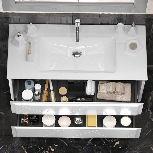 Тумба под раковину Opadiris Луиджи 120   00-00007152 белый матовый (без раковины)