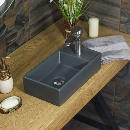 Раковина накладная (41х22) Melana 320351MG -805