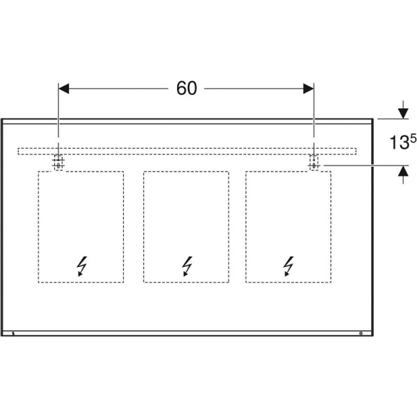 Зеркало Geberit Option Plus 501.074.00.1