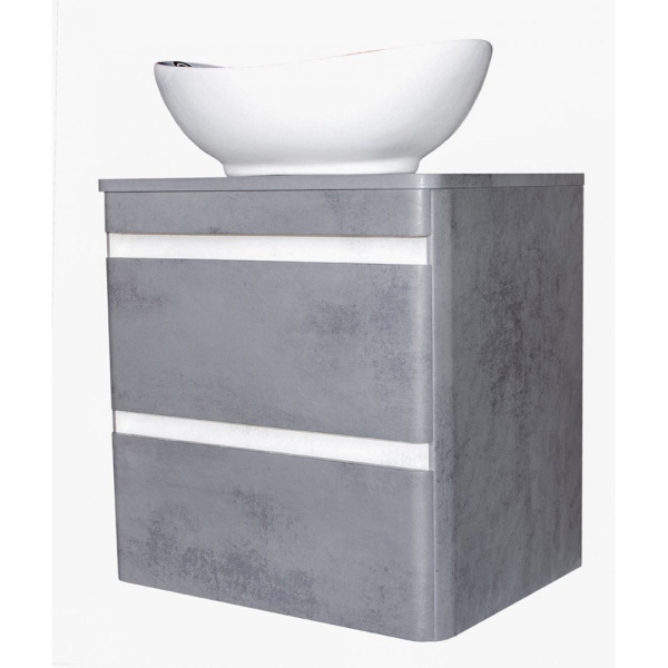 Тумба под раковину подвесная Style Line Атлантика СС-00002283 серый