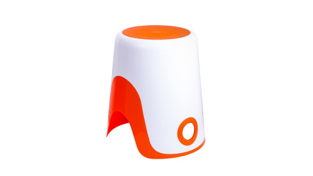 Корзина для белья FIXSEN Wendy 2в1 оранжевая FX-7073-93