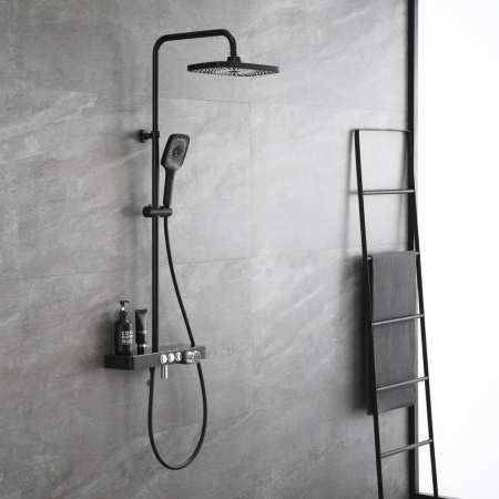 Душевая система с изливом Melana MALE F610501B MALE