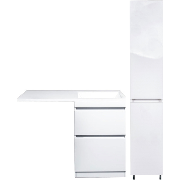 Тумба под стиральную машину напольная Style Line Даллас СС-00000515 белый