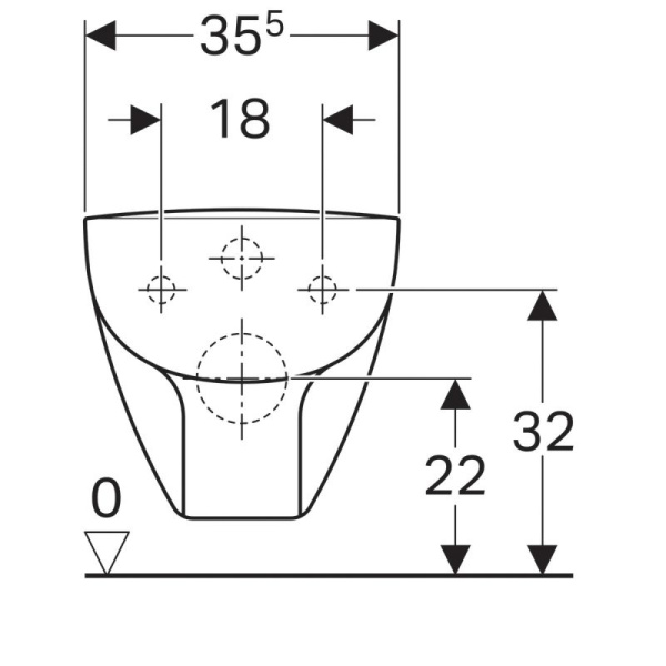Подвесной унитаз Geberit Renova Nr.1 Comprimo New 206145000R
