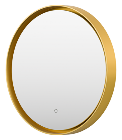 Зеркало (60х60)  Brevita Pluto  PLU-Nim6-060-gold