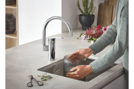 Смеситель для кухни Grohe Eurosmart 33202 003 (33202003) хром