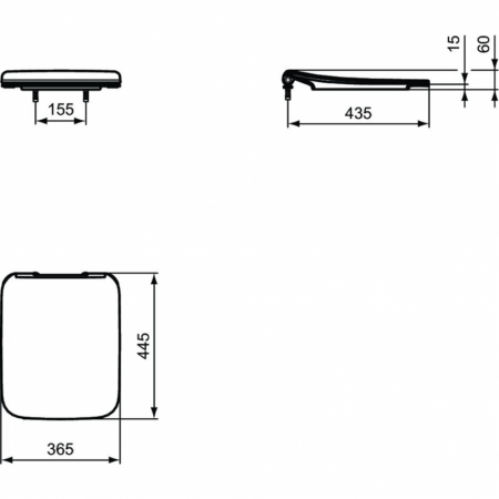 Крышка-сиденье Ideal Standard STRADA II T360101