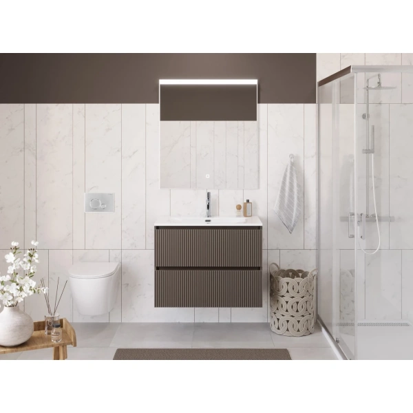 Тумба под раковину 90 BelBagno Uno UNO-900-2C-SO-СO бежевый матовый, без раковины