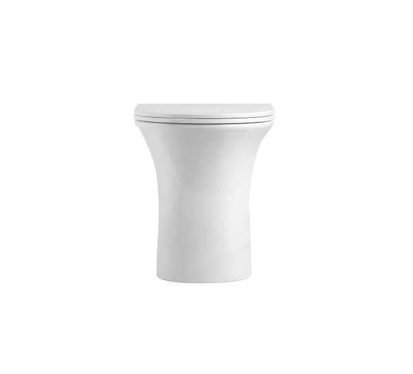 Унитаз приставной Agger AT01200 безободковый, сиденье с микролифтом