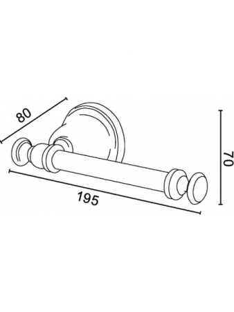 Держатель туалетной бумаги Tiffany World Harmony TWHA019bi/cr