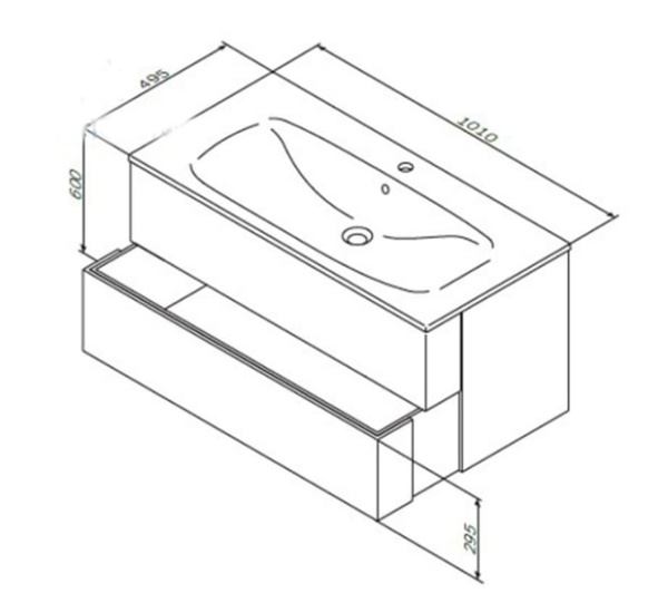 Тумба под раковину AM.PM Spirit 2.0 M70AFHX1002DM