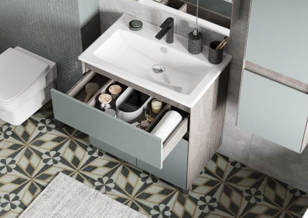 Тумба с раковиной Aquaton Форест 75 1A2783K0FR9C0