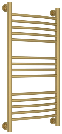 Полотенцесушитель Водяной Выгнутая Сунержа Богема + (80х40) Матовое Золото 032-0221-8040