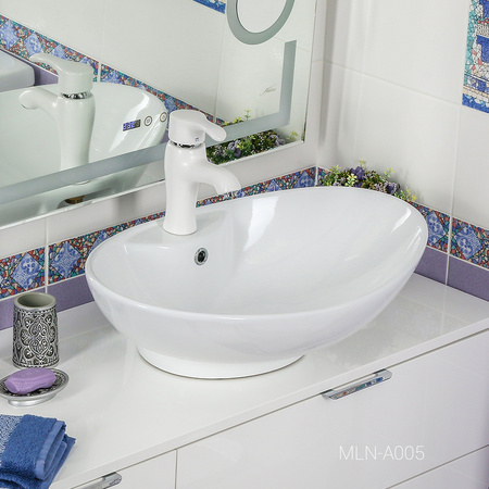 Раковина накладная (66х44) Melana A005-805